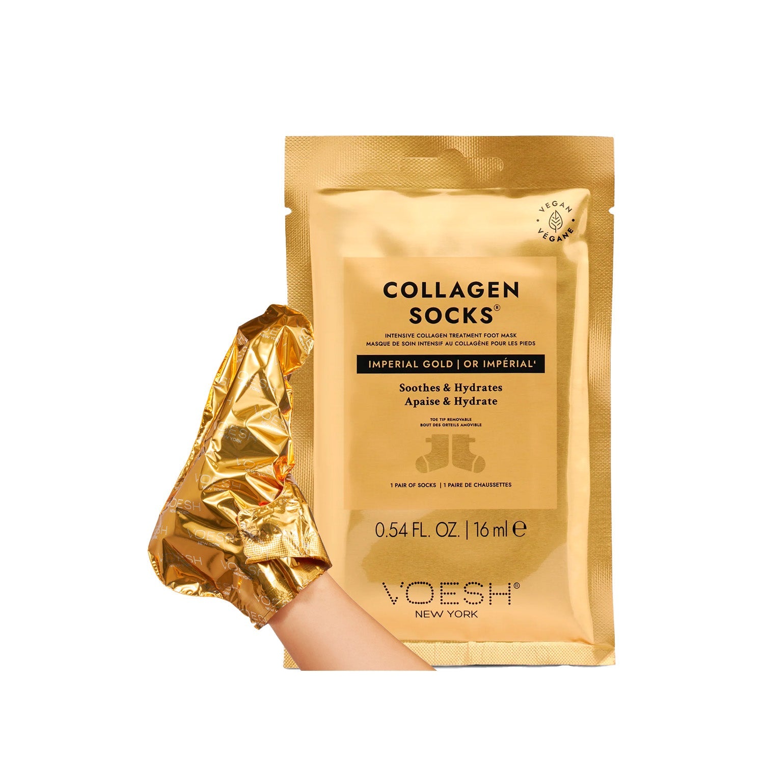 Voesh Collagen Imperial GOLD Socks