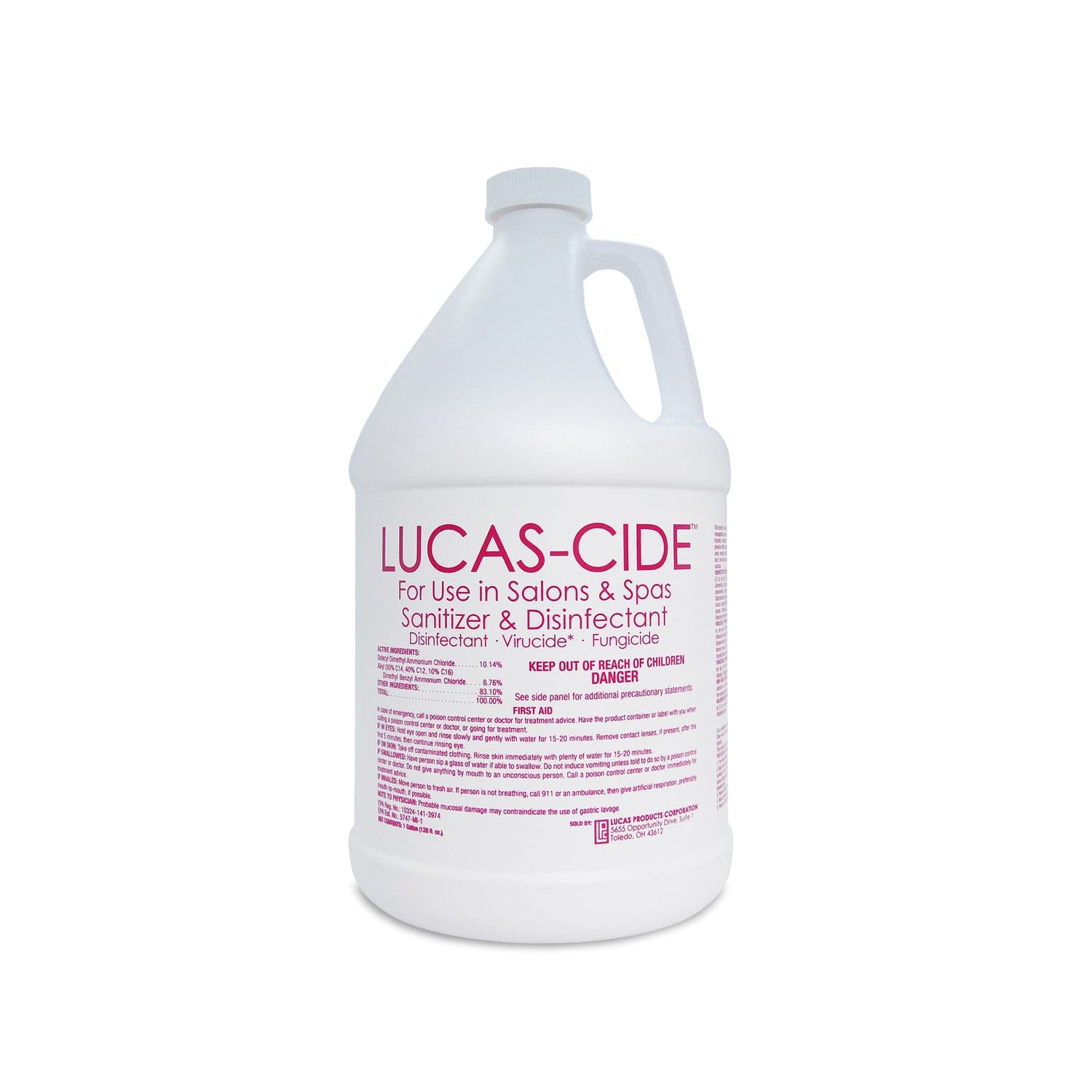 LUCAS-CIDE Salon & Spa Sanitizer Disinfectant